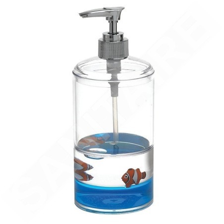 Aqualine Pyxis - Distributeur de savon Nemo sur pied, transparent/bleu PY8089
