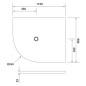 Polysan Flexia - Receveur de douche, 1100x900 mm, possibilité de modifier les dimensions, blanc 91361 Polysan Flexia - Receveur de douche, 1100x900 mm, possibilité de modifier les dimensions, blanc 91361