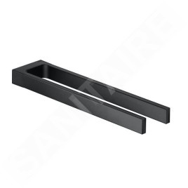Keuco Edition 11 - Porte-serviettes double, longueur 340 mm, chrome noir 11119130000