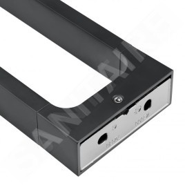 Keuco Edition 11 - Porte-serviettes double, longueur 340 mm, chrome noir 11119130000