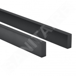 Keuco Edition 11 - Porte-serviettes double, longueur 340 mm, chrome noir 11119130000