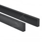 Keuco Edition 11 - Porte-serviettes double, longueur 340 mm, chrome noir 11119130000