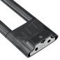Keuco Edition 400 - Porte-serviettes double, longueur 450 mm, chrome noir 11518130000