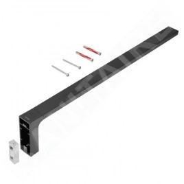 Keuco Edition 11 - Porte-serviettes, longueur 340 mm, chrome noir 11122130000