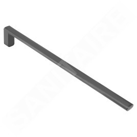 Keuco Edition 400 - Porte-serviettes, longueur 450 mm, chrome noir 11520130000