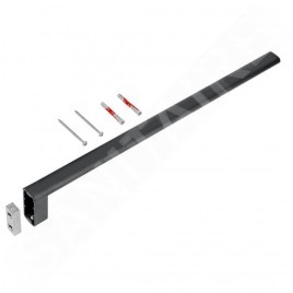 Keuco Edition 400 - Porte-serviettes, longueur 450 mm, chrome noir 11520130000