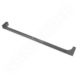 Keuco Edition 11 - Porte-serviettes, longueur 600 mm, chrome noir 11101130600