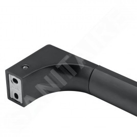 Keuco Edition 11 - Porte-serviettes, longueur 600 mm, chrome noir 11101130600