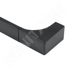 Keuco Edition 11 - Porte-serviettes, longueur 600 mm, chrome noir 11101130600
