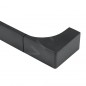 Keuco Edition 11 - Porte-serviettes, longueur 600 mm, chrome noir 11101130600