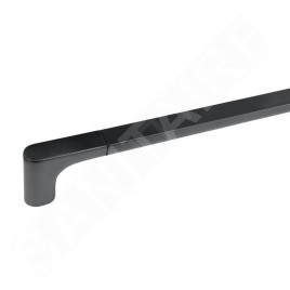Keuco Edition 400 - Porte-serviettes, longueur 600 mm, chrome noir 11501130600