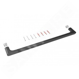 Keuco Edition 400 - Porte-serviettes, longueur 600 mm, chrome noir 11501130600