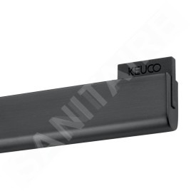 Keuco Edition 400 - Porte-papier toilette, chrome noir 11562130000