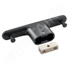 Keuco Edition 400 - Crochet double, chrome noir 11515130000