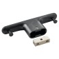 Keuco Edition 400 - Crochet double, chrome noir 11515130000