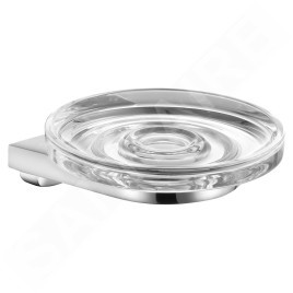 Keuco Collection Moll - Porte-savon avec support, verre/chrome 12755019000