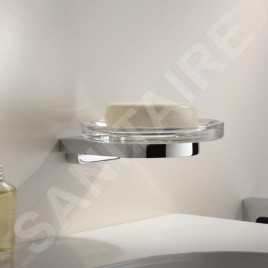Keuco Collection Moll - Porte-savon avec support, verre/chrome 12755019000