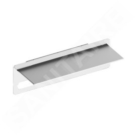 Keuco Edition 400 - Étagère avec porte-serviettes, longueur 600 mm, argenté/blanc 11575170030