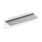Keuco Edition 400 - Étagère avec porte-serviettes, longueur 600 mm, argenté/blanc 11575170030