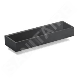 Keuco Edition 11 - Étagère, longueur 300 mm, chrome noir 11158130000