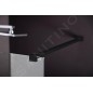 Polysan Modular Shower - Paroi de douche 800 x 2000 mm, verre clair/noir mat MS1-80B