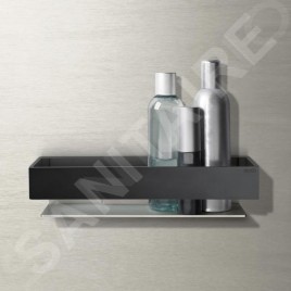 Keuco Edition 11 - Étagère, longueur 300 mm, chrome noir 11158130000