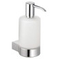 Keuco Plan - Distributeur de savons avec support, 250 ml, verre dépoli/chrome 14953019000