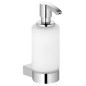 Keuco Plan - Distributeur de savon avec support, 250 ml, verre dépoli/chrome 14957019000