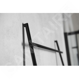 Sapho Accessoires - Porte-serviettes Debut 500x1860x32 mm, noir mat SE121