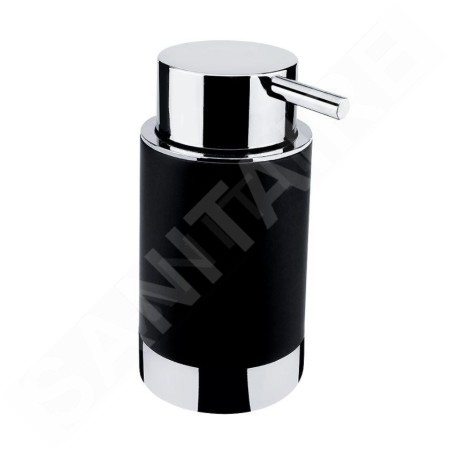 Nimco Lio - Distributeur de savon à poser, noir / chrome Li 25031-90