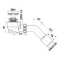 Bruckner Accessoires - Garniture de vidage pour receveurs, chrome 162.540.3