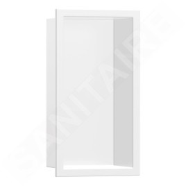 Hansgrohe XtraStoris Original - Niche murale avec cadre intégré, 300x150x100 mm, blanc mat 56057700
