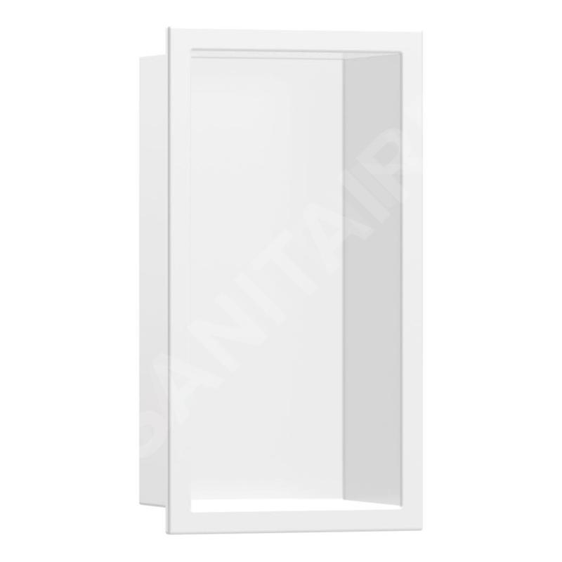 Hansgrohe XtraStoris Original - Niche murale avec cadre intégré, 300x150x100 mm, blanc mat 56057700