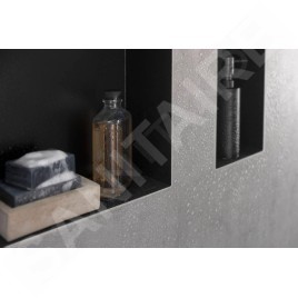 Hansgrohe XtraStoris Minimalistic - Niche murale, 300x300x100 mm, noir mat 56073670