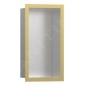 Hansgrohe XtraStoris Individual - Niche murale avec cadre design, 300x150x100 mm, inox brossé / aspect d'or 56094990