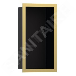 Hansgrohe XtraStoris Individual - Niche murale avec cadre design, 300x150x100 mm, nori mat / aspect d'or poli 56095990