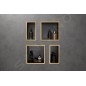 Hansgrohe XtraStoris Individual - Niche murale avec cadre design, 300x150x100 mm, nori mat / aspect d'or poli 56095990
