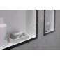 Hansgrohe XtraStoris Individual - Niche murale avec cadre design, 300x150x100 mm, blanc mat / chrome noir brossé 56096340