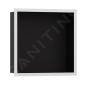 Hansgrohe XtraStoris Individual - Niche murale avec cadre design, 300x300x100 mm, noir mat / blanc mat 56098700