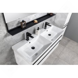 Sapho Spy - Mitigeur de lavabo sans bonde, noir mat PY02/15