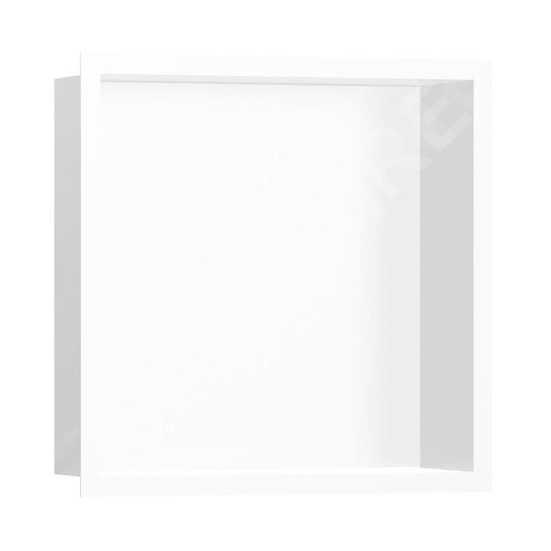 Hansgrohe XtraStoris Individual - Niche murale avec cadre design, 300x300x100 mm, blanc mat 56099700