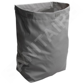 Sapho Accessoires - Panier à linge en tissu 310x570x230 mm, gris UPE600
