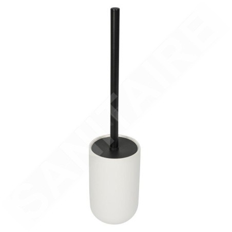 Sapho Chloé - Brosse WC à poser, blanc mat/noir CH028
