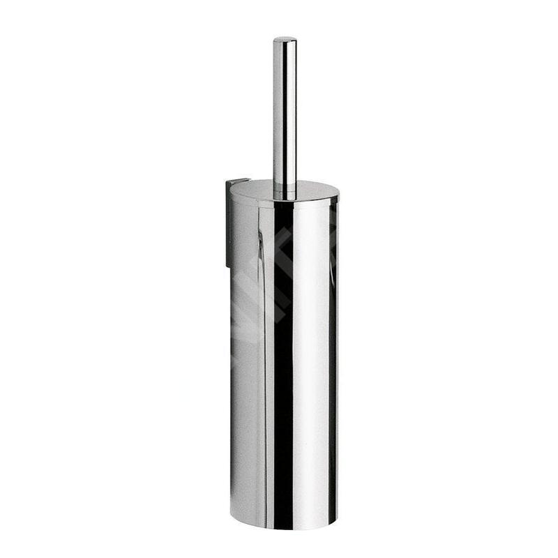 Sapho X-Round - Brosse WC avec support mural, chrome 243313