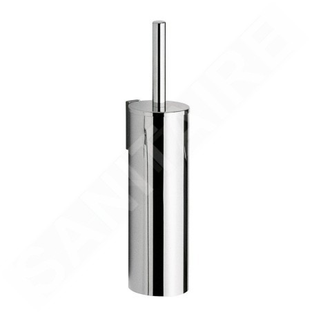 Sapho X-Round - Brosse WC avec support mural, chrome 243313