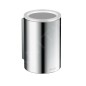 Axor Universal Circular - Verre pour brosse à dents et dentifrice avec support, chrome/verre 42804000