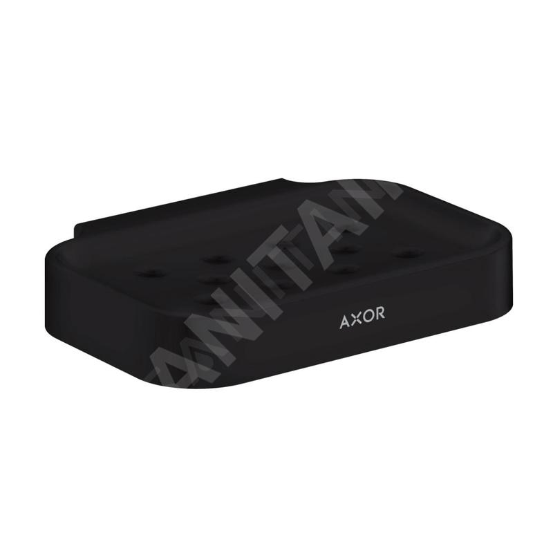 Axor Universal Circular - Porte-savon avec support, noir mat 42805670