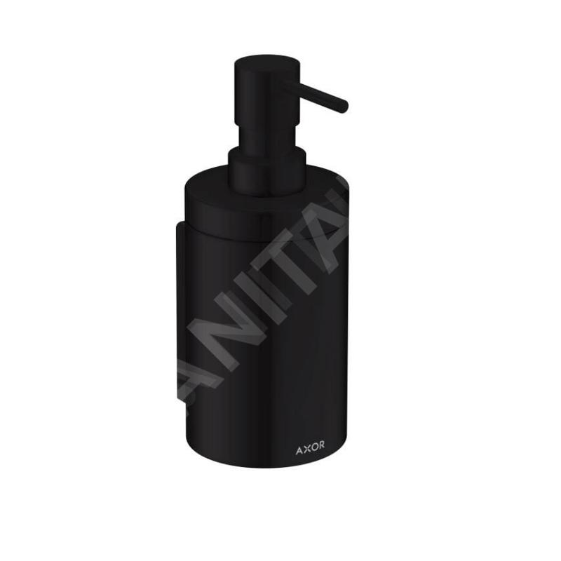 Axor Universal Circular - Distributeur de savon avec support, 300 ml, noir mat 42810670