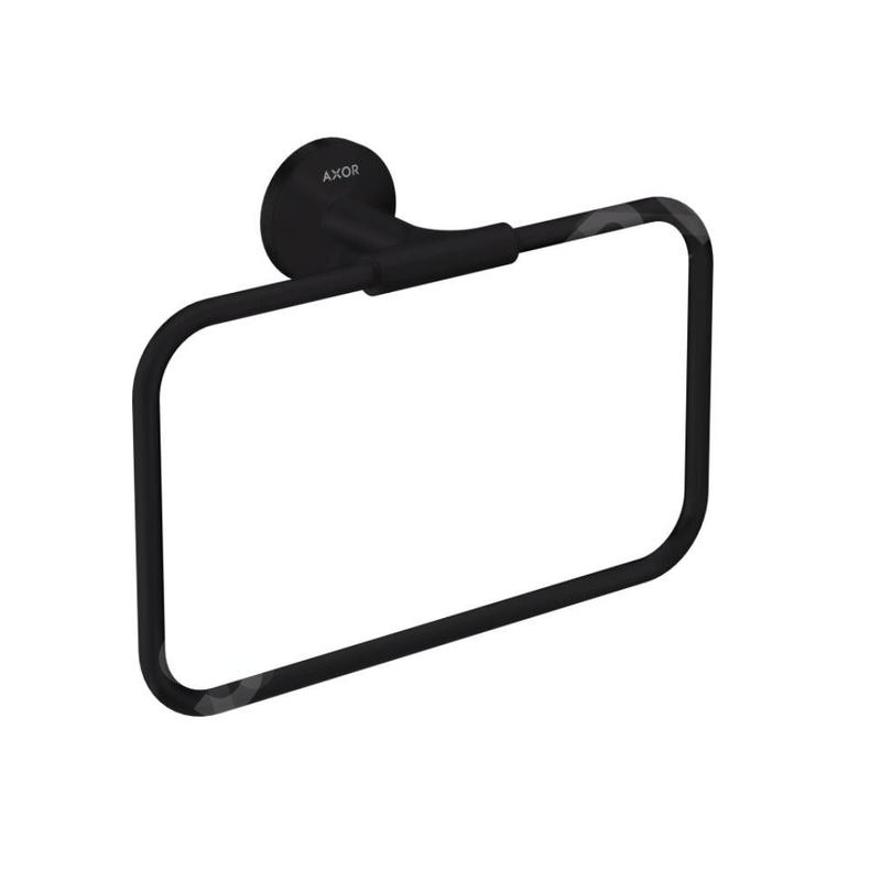 Axor Universal Circular - Porte-serviettes, noir mat 42823670