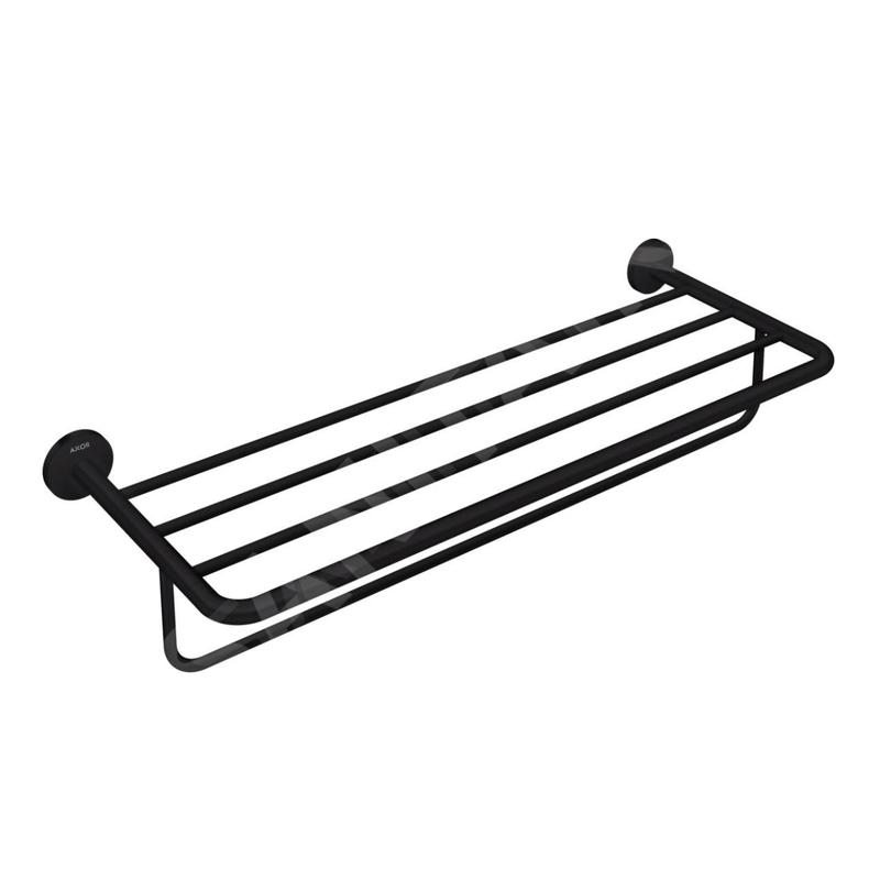 Axor Universal Circular - Tablette avec porte-serviettes, longueur 600 mm, noir mat 42843670